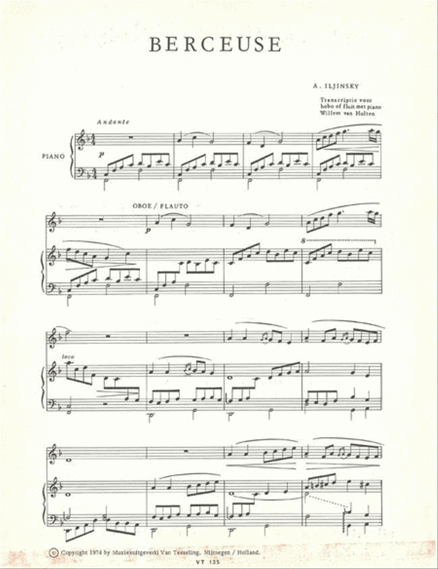 Berceuse Berceuse Flute Solo scores gallery preview page 2