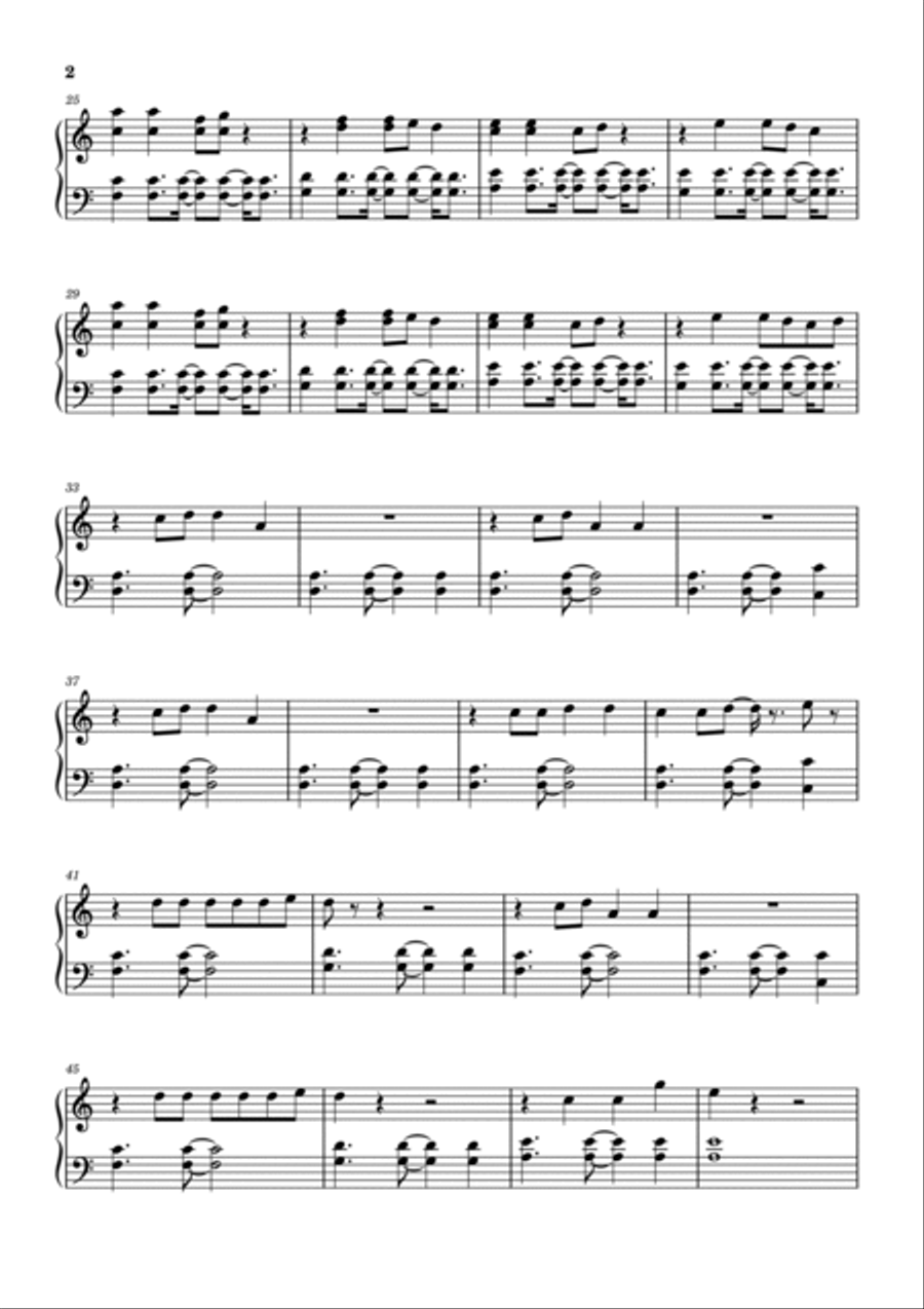 I Follow Rivers Piano Solo scores gallery preview page 2