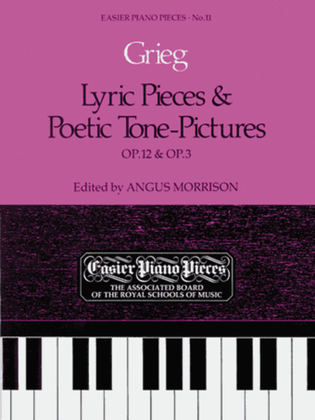 Book cover for Lyric Pieces, Op.12 & Poetic Tone-Pictures, Op.3
