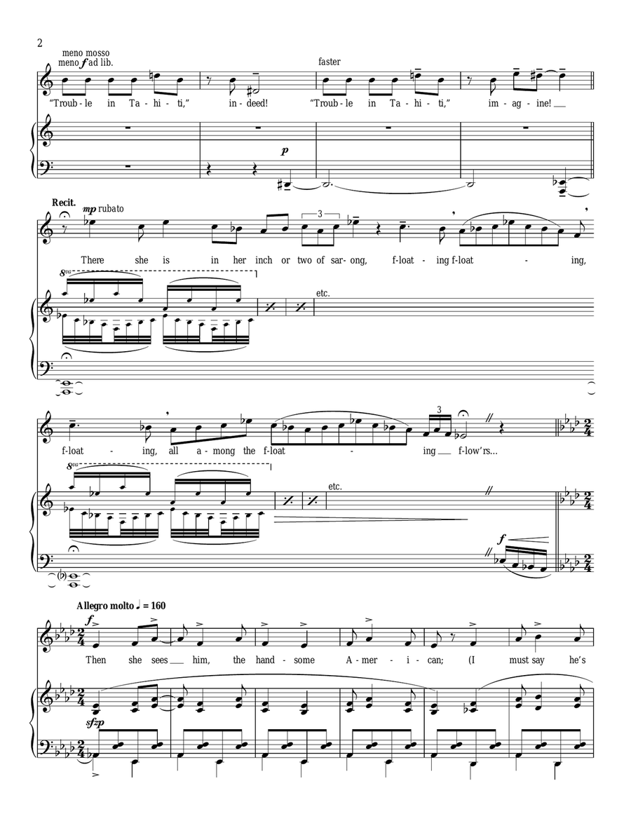 What A Movie! Piano, Vocal scores gallery preview page 2