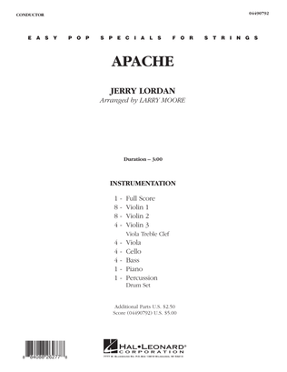 Book cover for Apache - Full Score
