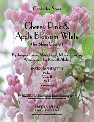 Cherry Pink And Apple Blossom White