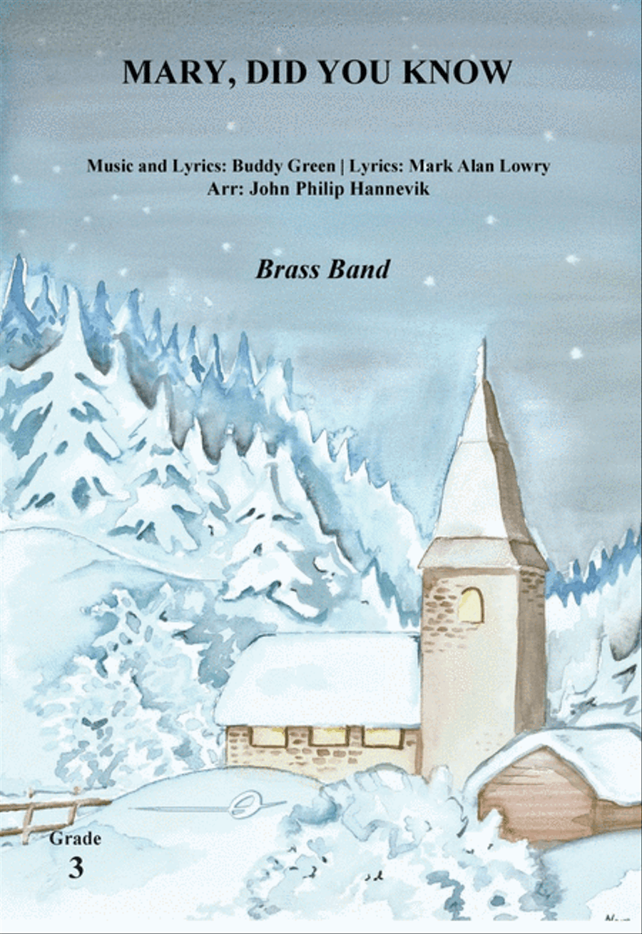 Mary, Did You Know? Mary, Did You Know? Brass Band scores gallery preview page 1