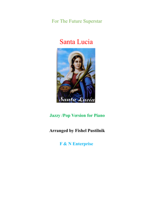 Book cover for Santa Lucia-Jazzy/Pop Version