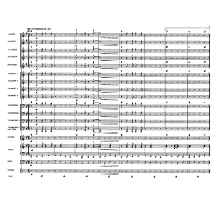 Jambalaya Jane Jazz Ensemble - Sheet Music page 10