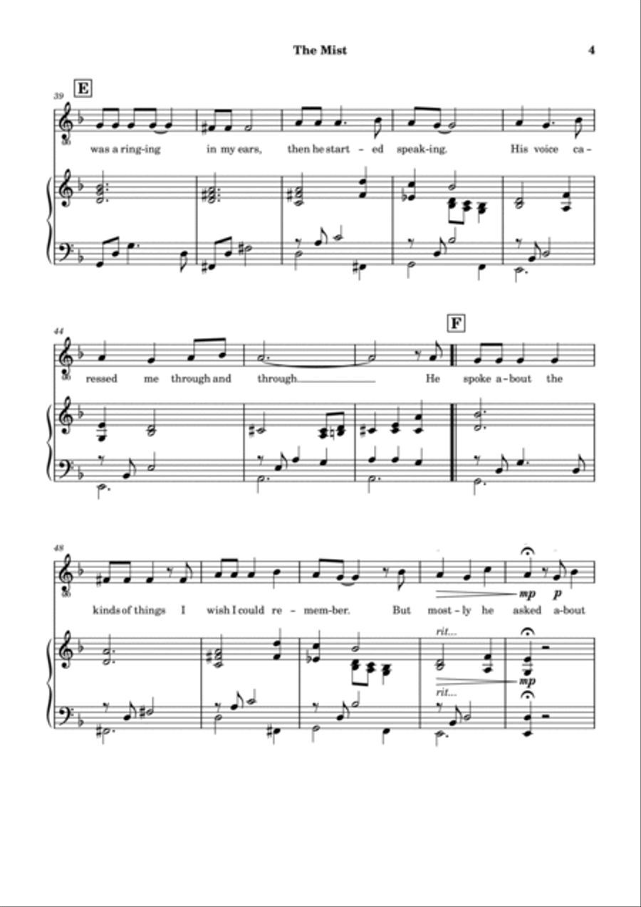 The Mist Voice scores gallery preview page 5