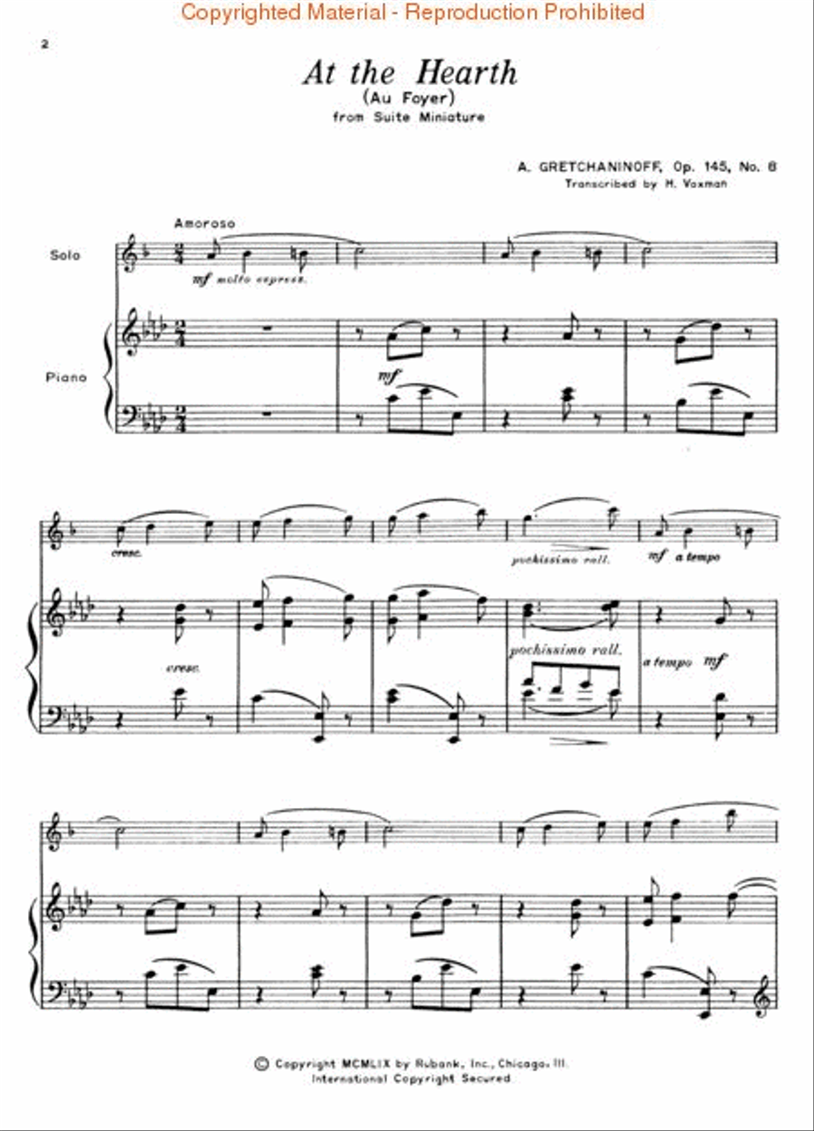 Concert and Contest Collections - Alto Saxophone (Piano Accompaniment) Concert Band Methods scores gallery preview page 3