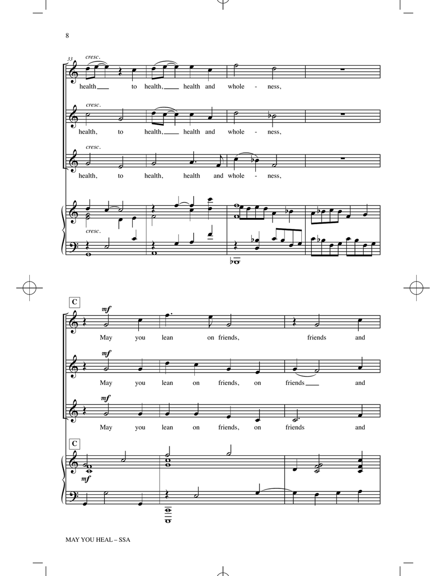 May You Heal SSA scores gallery preview page 6