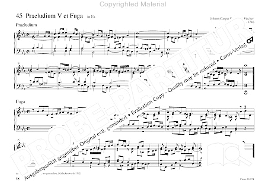 Organo pleno. Orgelstucke zum Ein- und Auszug Organ Solo scores gallery preview page 66