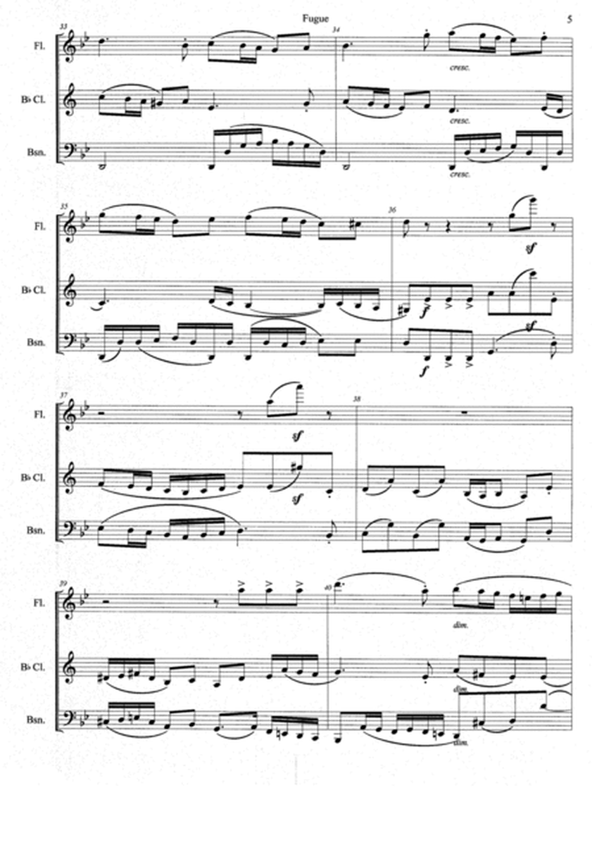 Fugue, from Suite no. 1 (Op. 15) image number null