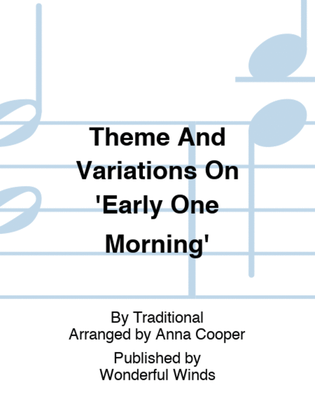 Book cover for Theme And Variations On 'Early One Morning'