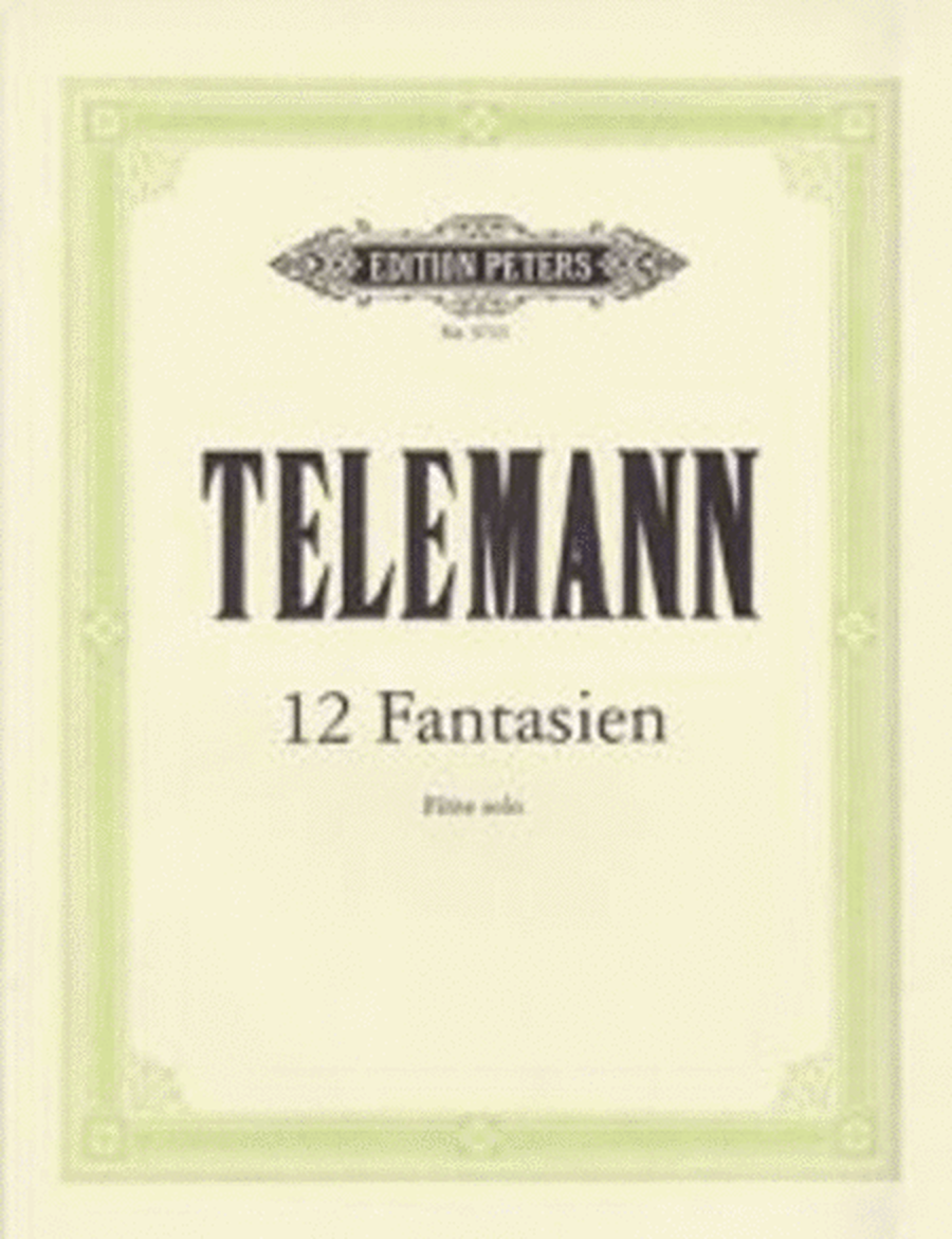 Teleman - 12 Fantasias For Flute