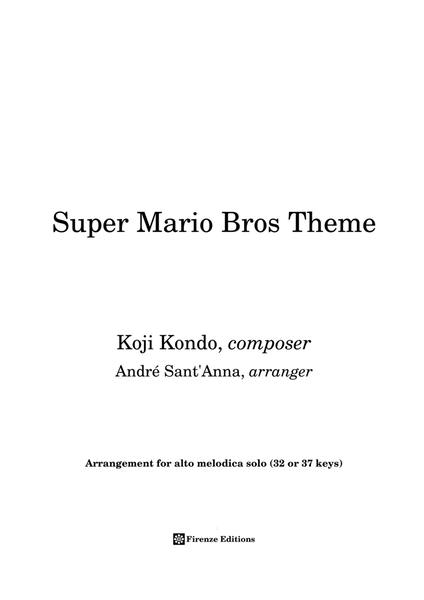 Super Mario Bros. Main Theme by Alan Silvestri Marimba - Digital Sheet Music