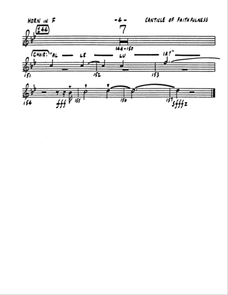 Canticle of Faithfulness- Brass Parts-Digital Download Choir scores gallery preview page 12