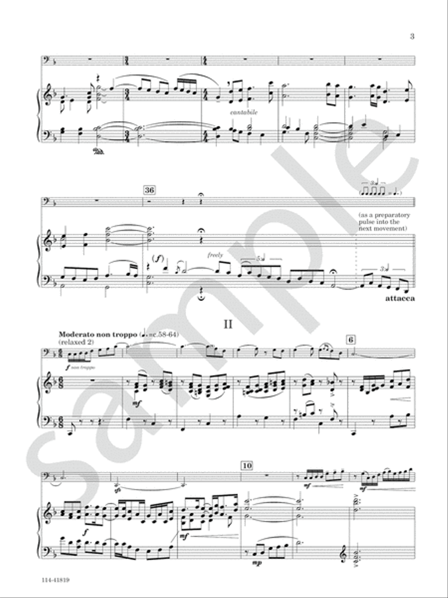Concerto for Contrabassoon Chamber Music scores gallery preview page 4
