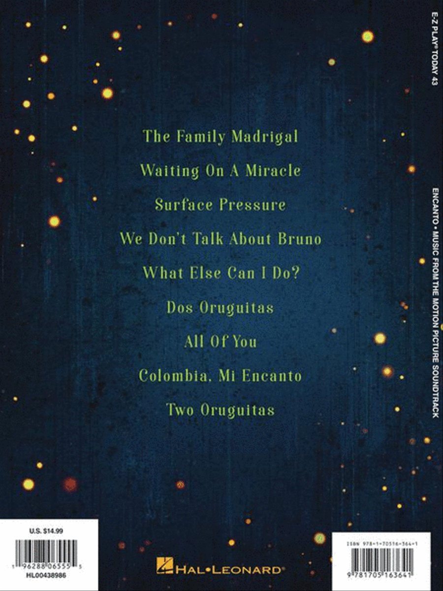 Encanto – Music from the Motion Picture Soundtrack Electronic Keyboard scores gallery preview page 7