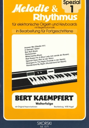 Book cover for Melodie & Rhythmus Spezial, Heft 1: Bert Kaempfert Welterfolge -fur Keyboards Mit Begle