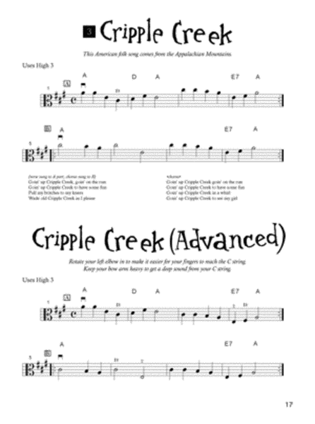 The American Fiddle Method , Volume 1 - Viola image number null