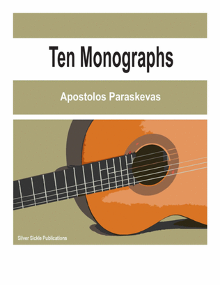 Book cover for Ten Monographs for guitar