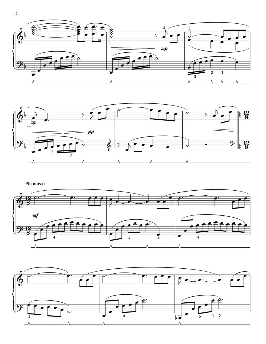 Wayfaring Stranger (arr. Phillip Keveren) Piano Solo scores gallery preview page 2