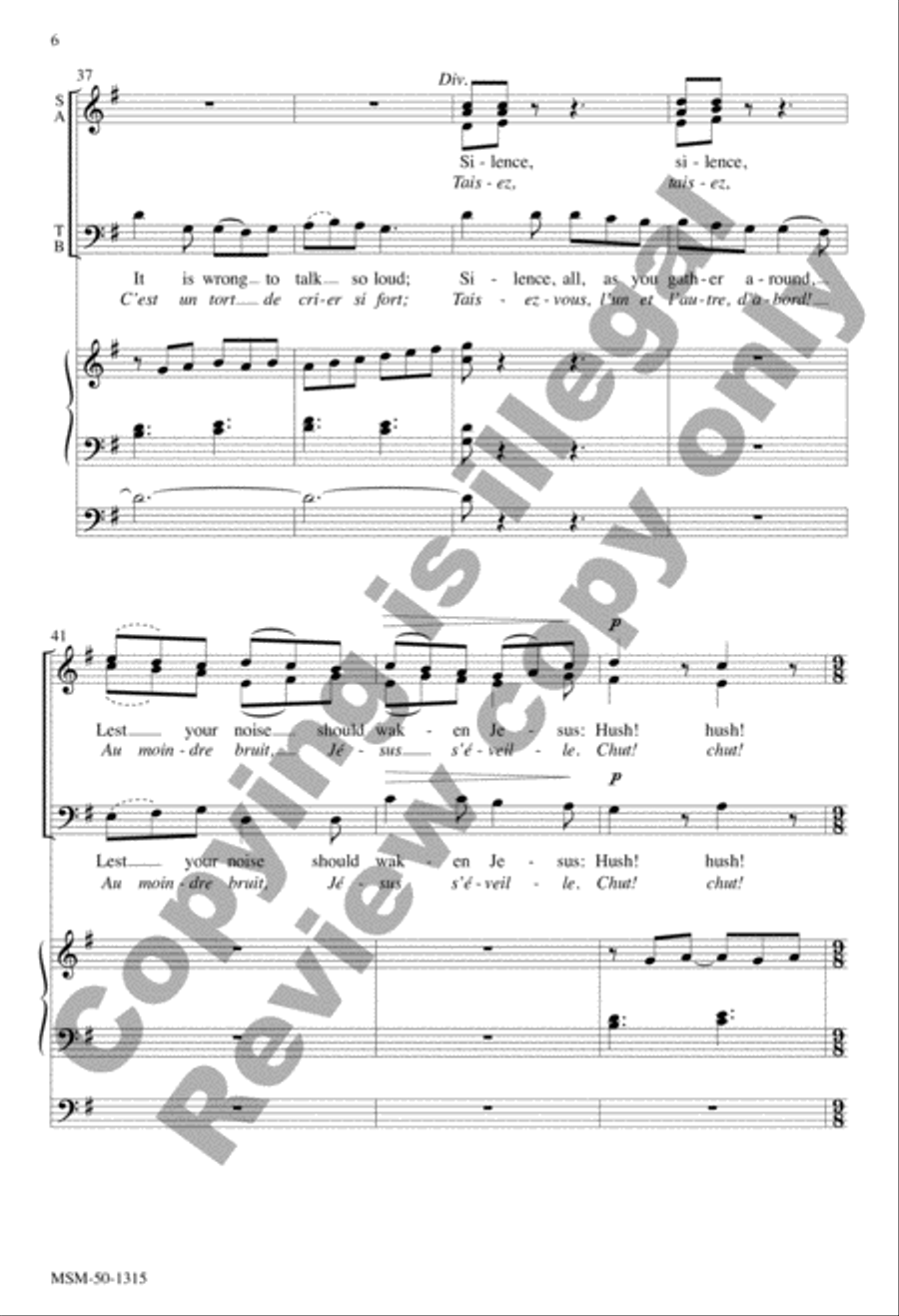 Bring a Torch, Jeanette, Isabella 4-Part scores gallery preview page 6