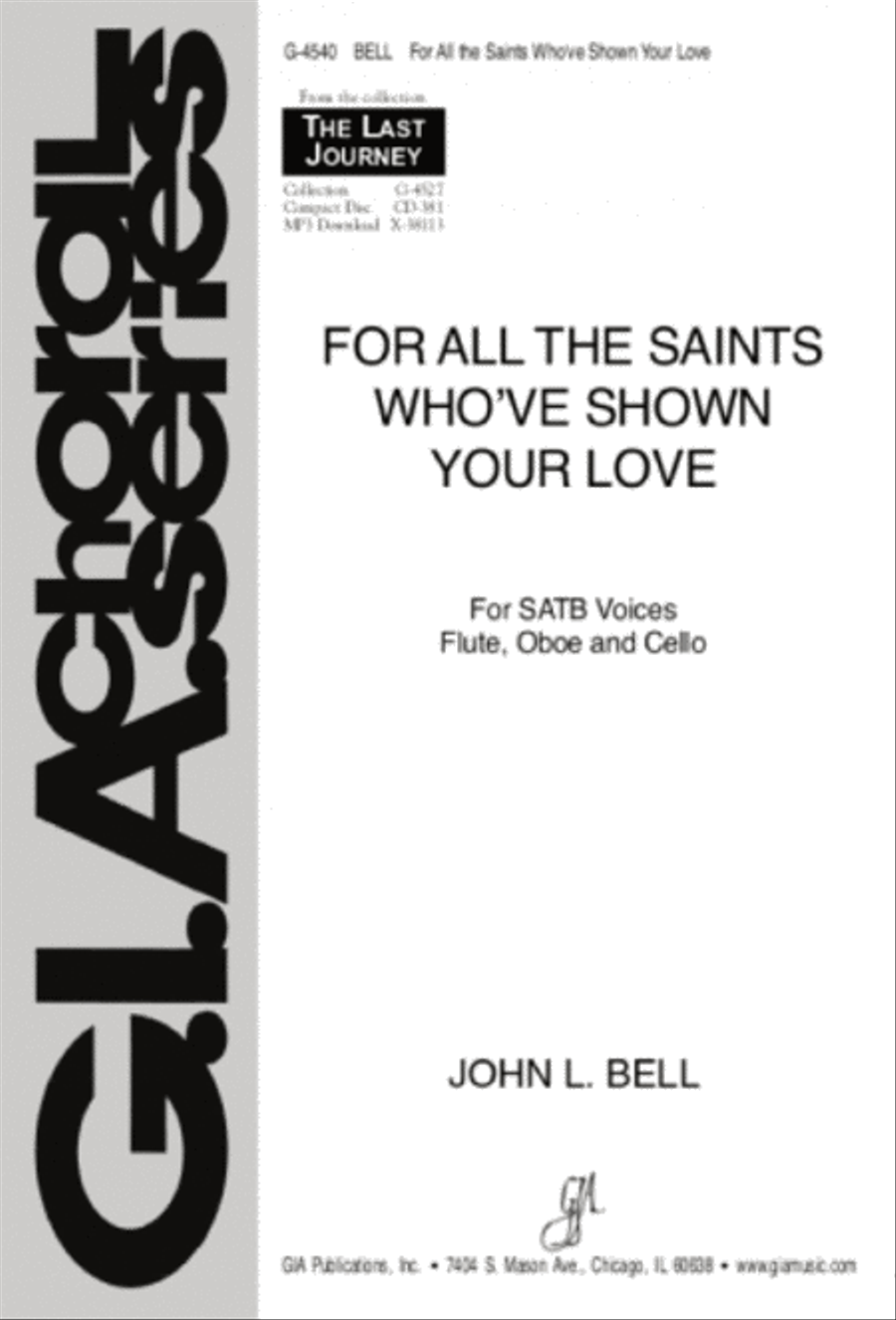 For All the Saints Who’ve Shown Your Love - Instrument edition Flute scores gallery preview page 1