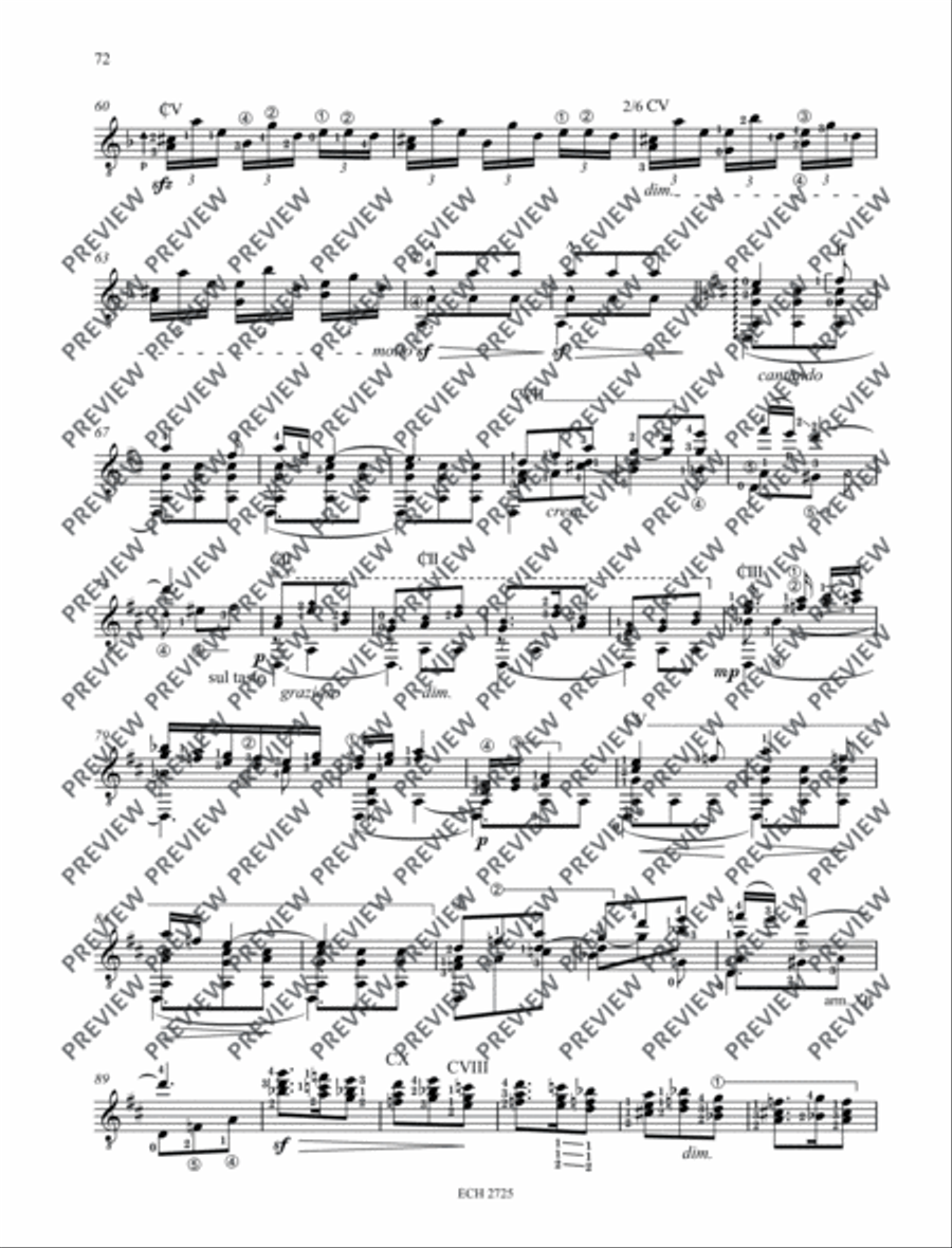 Torre bermeja Guitar scores gallery preview page 4