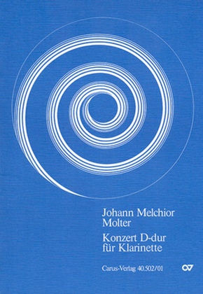 Book cover for Clarinet Concerto in D Major (Klarinettenkonzert in D)