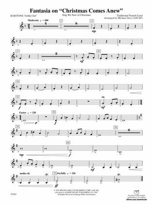 Fantasia on "Christmas Comes Anew": (wp) Baritone T.C.