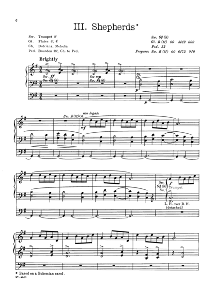 A Nativity Suite A Nativity Suite Organ scores gallery preview page 5