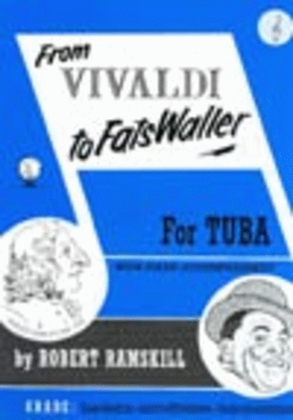 Book cover for From Vivaldi to Fats Waller (Tuba, Treble Clef)