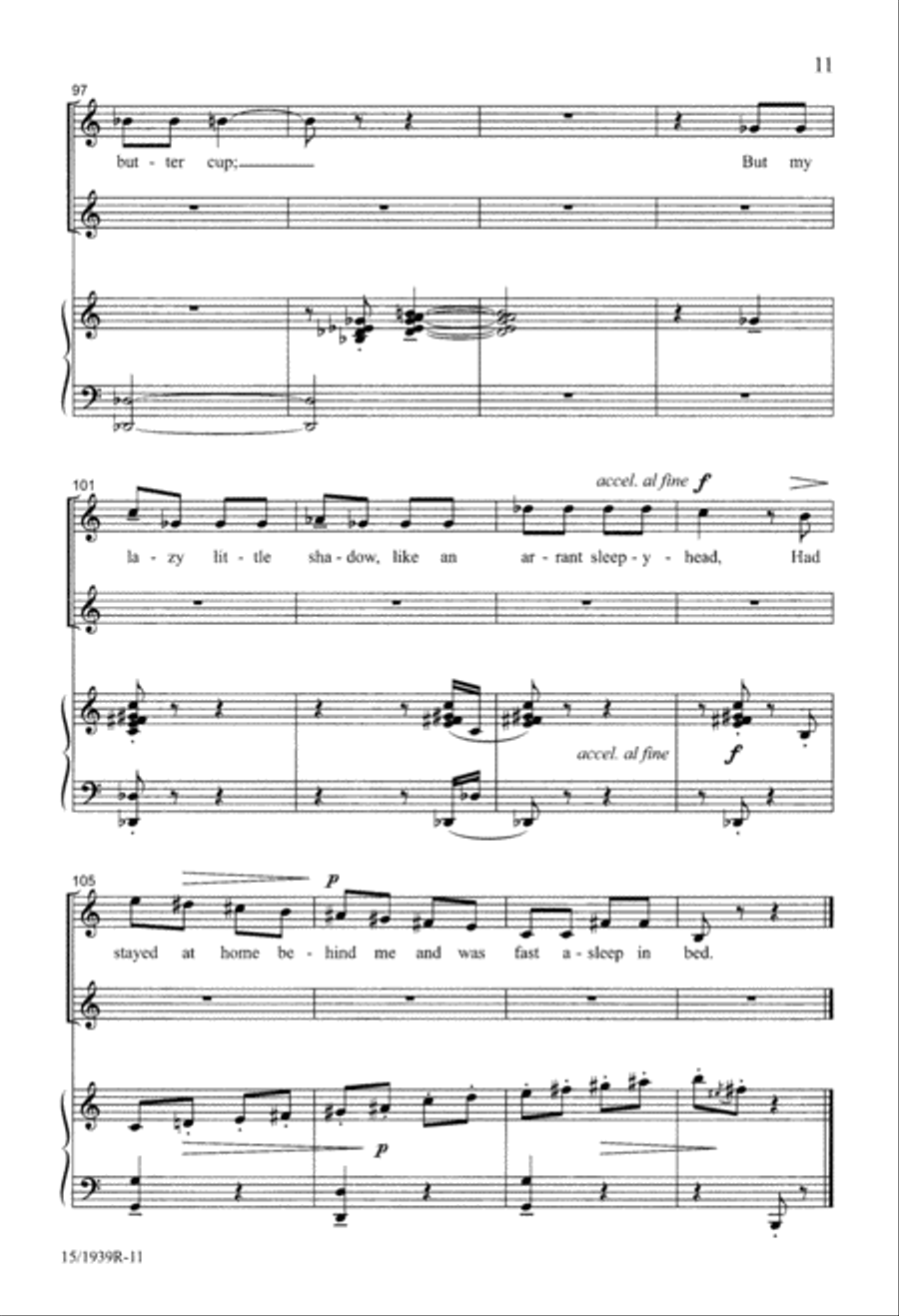 My Shadow My Shadow 2-Part scores gallery preview page 11