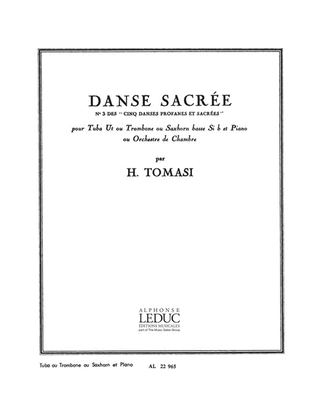 Book cover for Danse Sacree (c Or B Flat) (tuba & Piano)