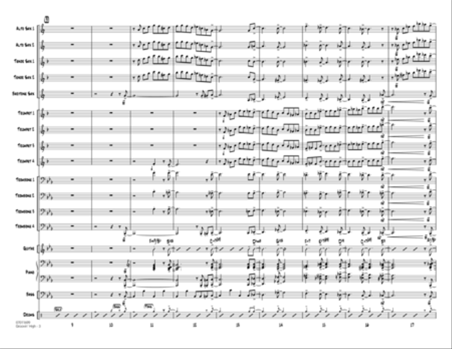 Groovin' High - Conductor Score (Full Score) Conductor Score scores gallery preview page 3