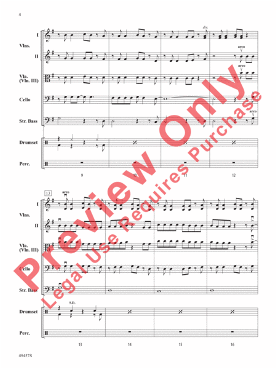 She Had Me at Heads Carolina String Orchestra scores gallery preview page 5