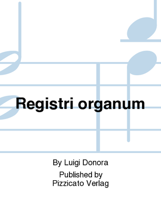 Registri organum