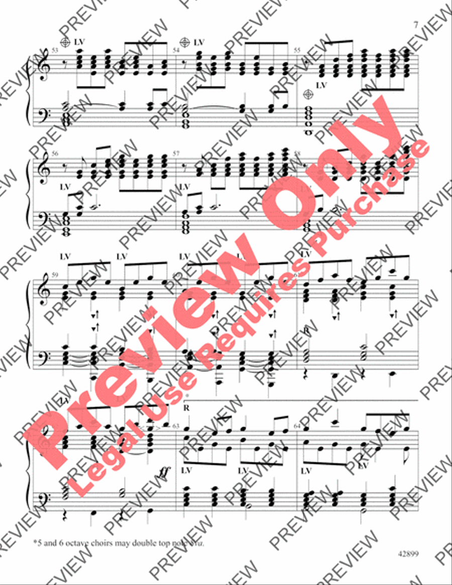 Homage to Pachelbel Handbell Choir scores gallery preview page 7