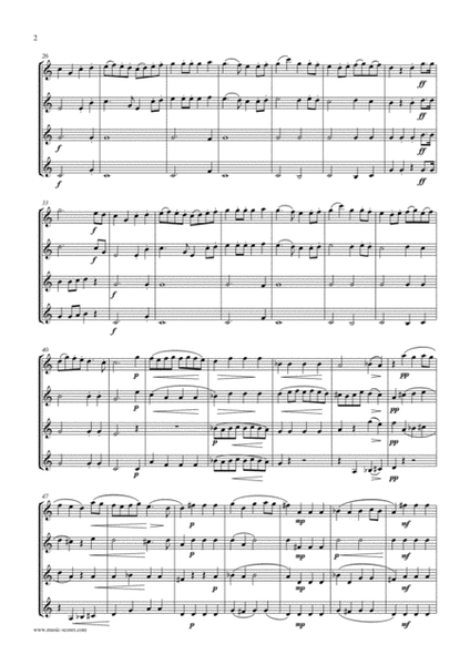 Rondeau - Bridal Fanfare - Trumpet Quartet image number null