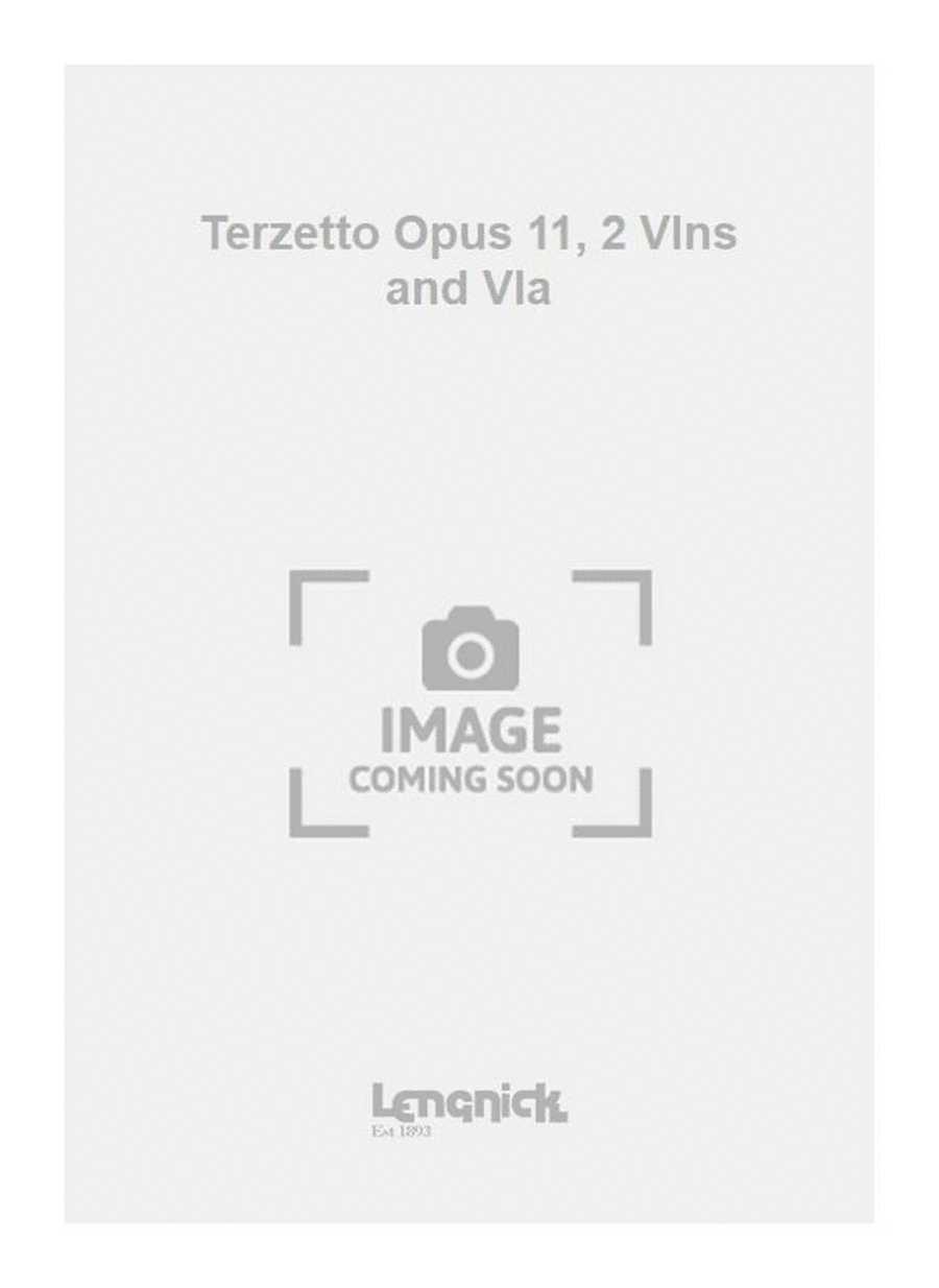 Terzetto Opus 11, 2 Vlns and Vla Viola scores gallery preview page 1