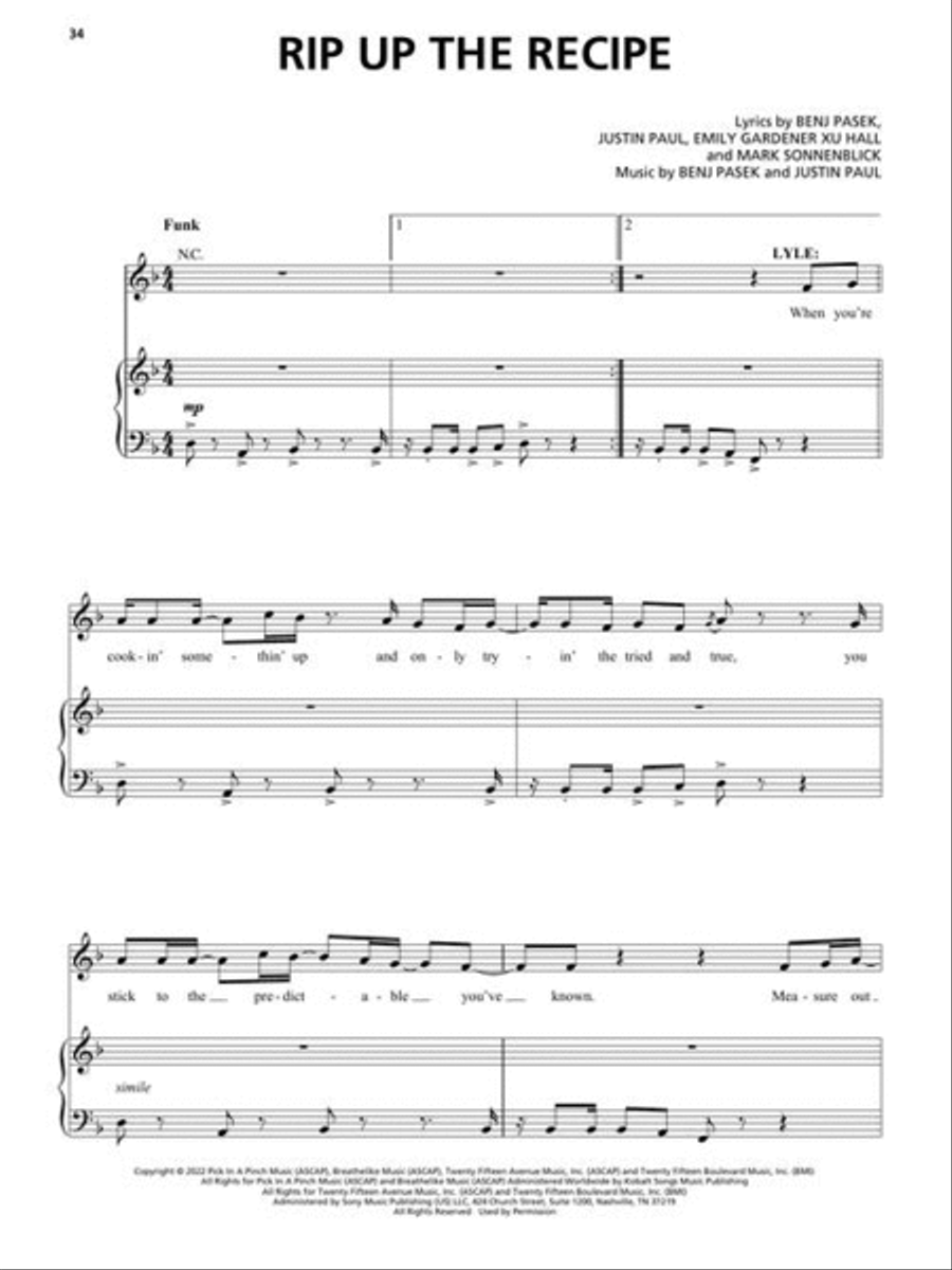 Lyle, Lyle, Crocodile Lyle, Lyle, Crocodile Piano, Vocal, Guitar scores gallery preview page 5