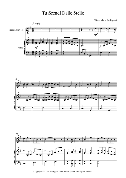 Tu Scendi Dalle Stelle - Alfons Maria De Liguori (Trumpet + Piano) image number null