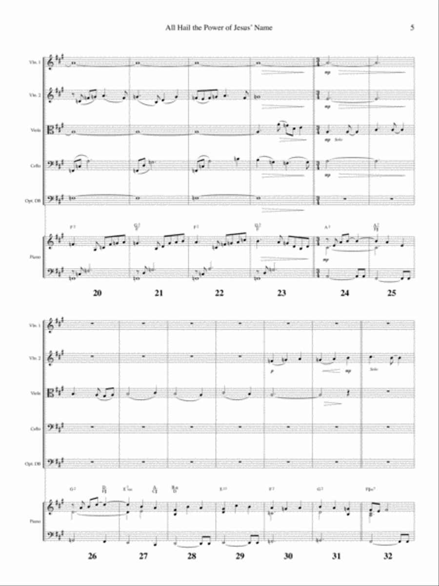 Creative Hymns for String Quartet, Vol. 3 String Quartet scores gallery preview page 4