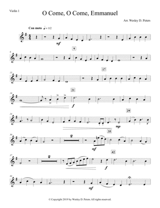 O Come, O Come, Emmanuel (String Quartet)