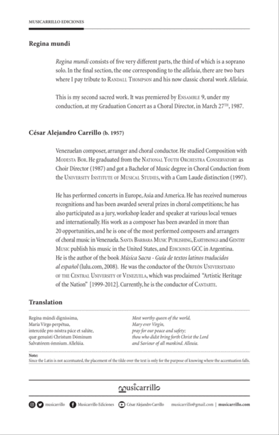 Regina mundi Divisi scores gallery preview page 2