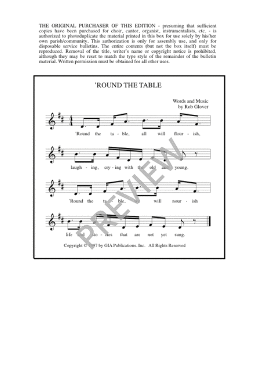 ’Round the Table 2-Part scores gallery preview page 9