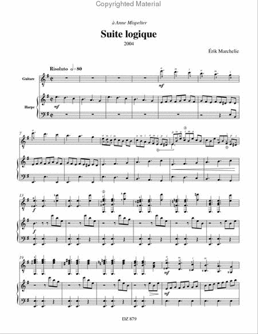 Suite logique Harp scores gallery preview page 2