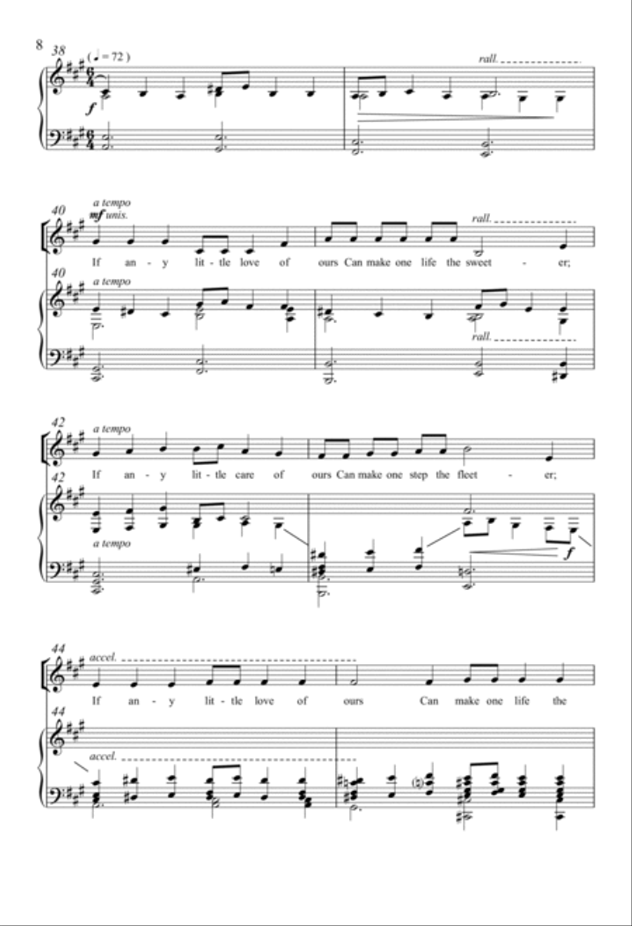 A Psalm Of Life SSA scores gallery preview page 6