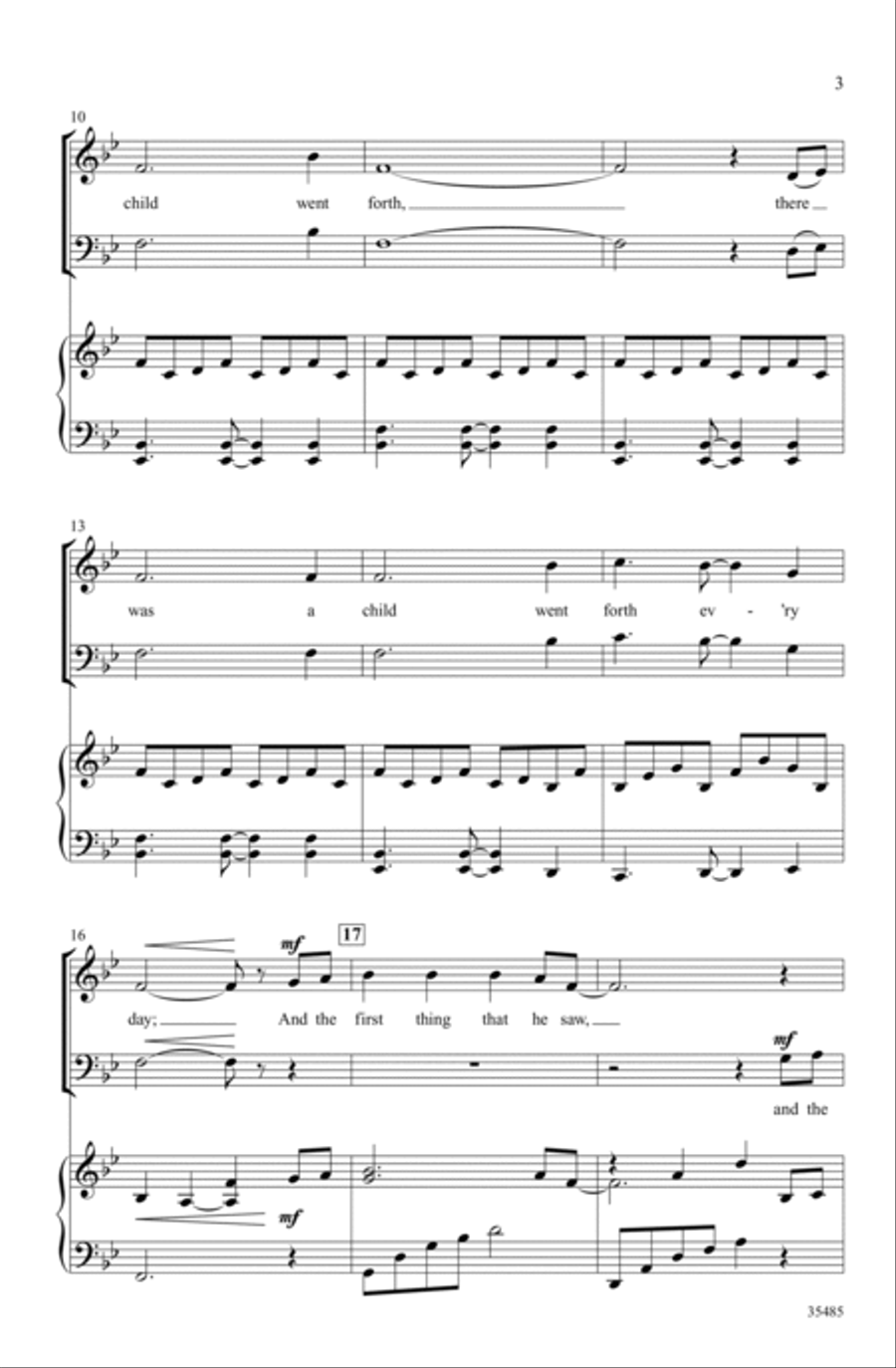 There Was a Child Went Forth 3-Part scores gallery preview page 2
