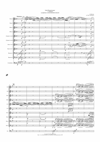 Debussy: Suite Bergamasque - wind dectet image number null