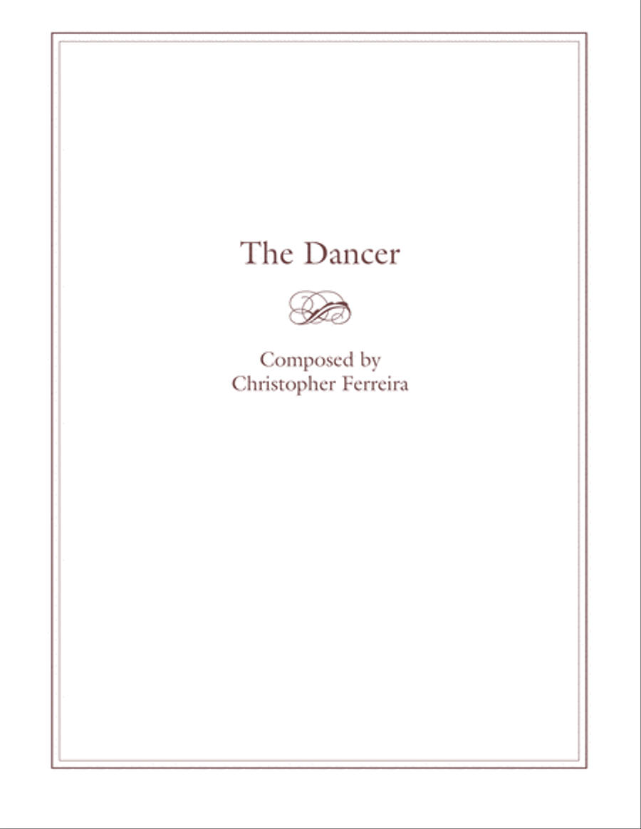 The Dancer Piano Solo scores gallery preview page 1